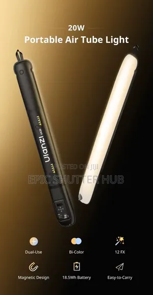 Ulanzi UA20 Portable Air Tube Light Foldable Bi-Color Fill Light