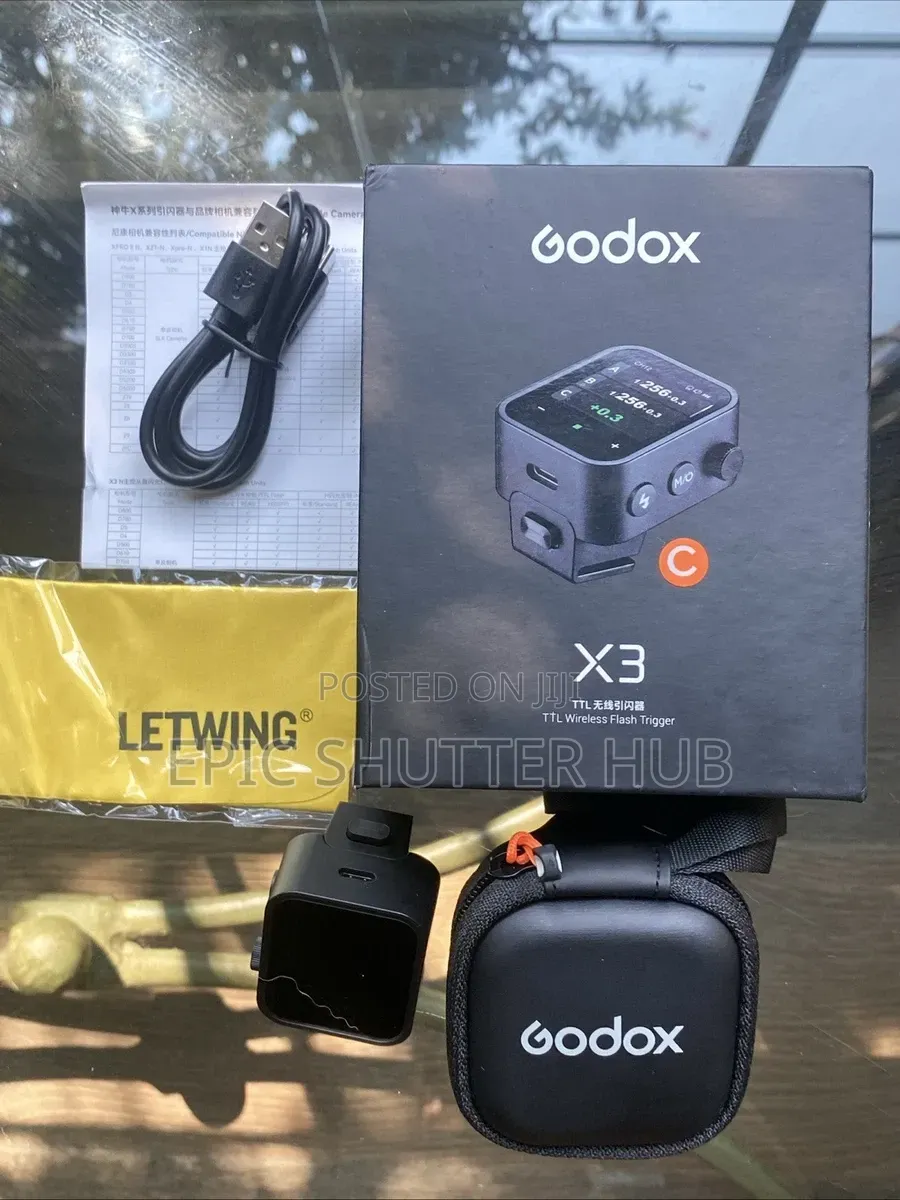 Godox X3-C TTL Wireless Flash Trigger for Canon Camera, 2.4G Wireless
