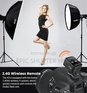 Godox X3-C TTL Wireless Flash Trigger for Canon Camera, 2.4G Wireless