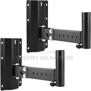 Pair of Steel Wall Mount Speaker Stands (2pcs) Heavy Duty