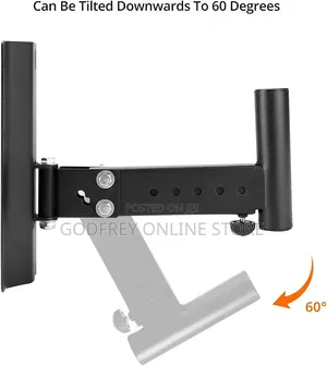 Pair of Steel Wall Mount Speaker Stands (2pcs) Heavy Duty