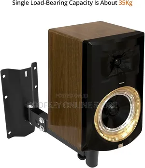 Pair of Steel Wall Mount Speaker Stands (2pcs) Heavy Duty