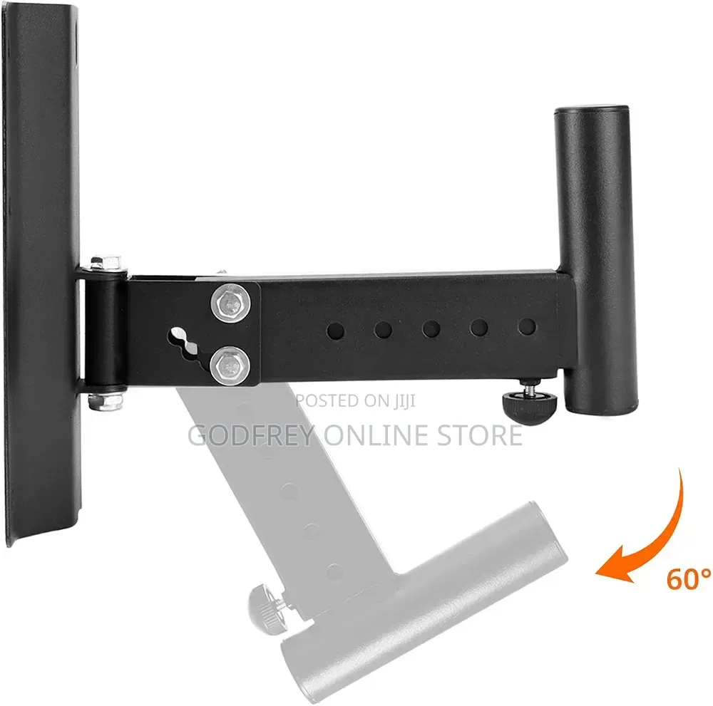 Pair of Steel Wall Mount Speaker Stands (2pcs) Heavy Duty