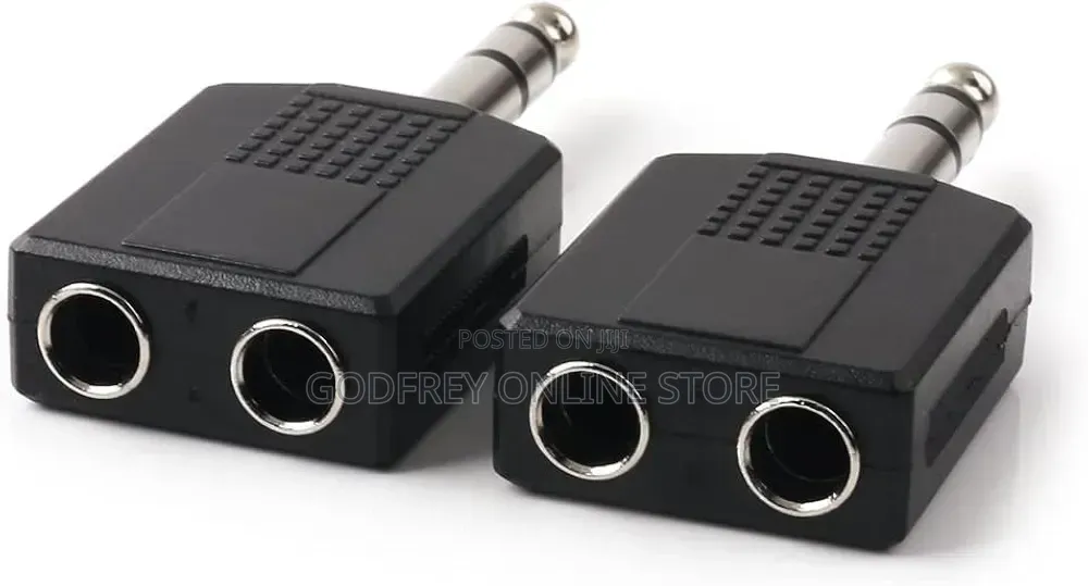 6.35mm (1/4-Inch) Male Plug to Dual 6.35mm (1/4-Inch)