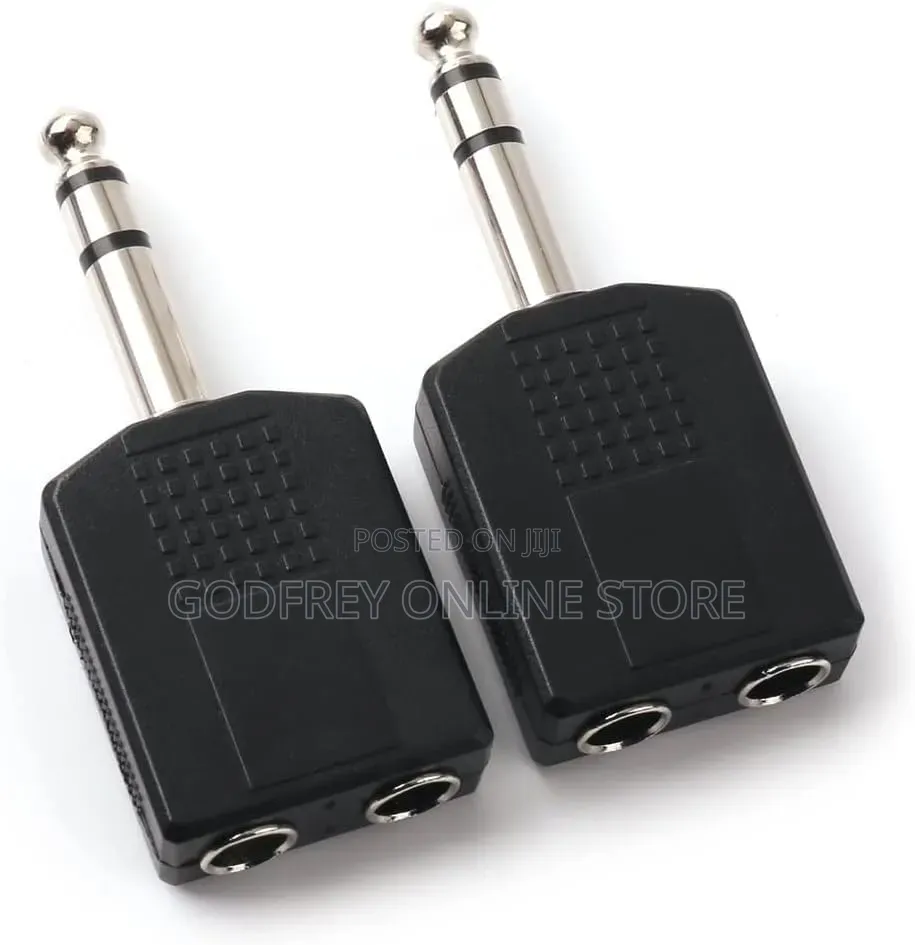6.35mm (1/4-Inch) Male Plug to Dual 6.35mm (1/4-Inch)