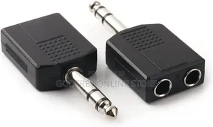 6.35mm (1/4-Inch) Male Plug to Dual 6.35mm (1/4-Inch)