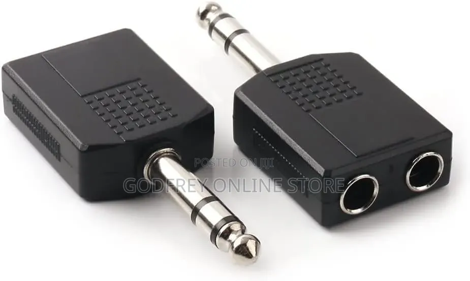 6.35mm (1/4-Inch) Male Plug to Dual 6.35mm (1/4-Inch)