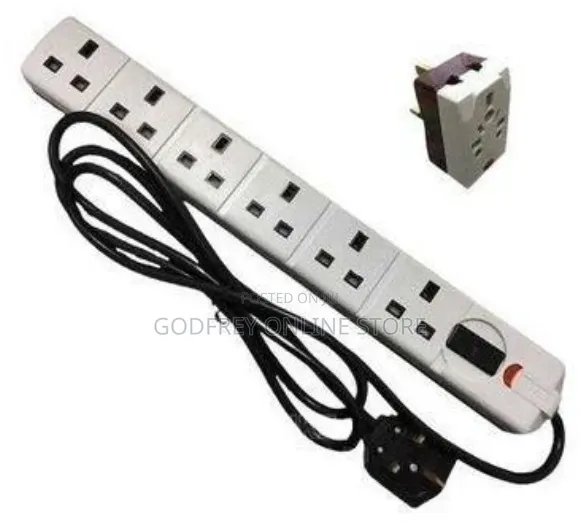 Heavy Dutyoriginal 6 Way Uk Standard Power Extension