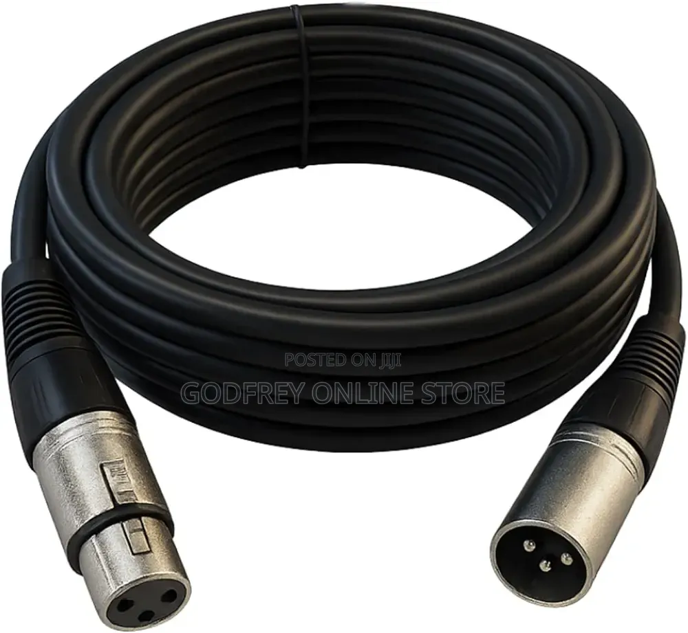 5m 3-Pin XLR Male-to-Female Microphone Audio Cable