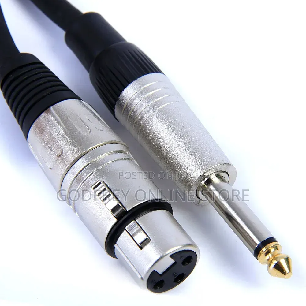 6.35mm Jack Male to XLR 3-Pin Female Microphone Cable