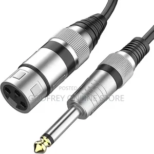 6.35mm Jack Male to XLR 3-Pin Female Microphone Cable