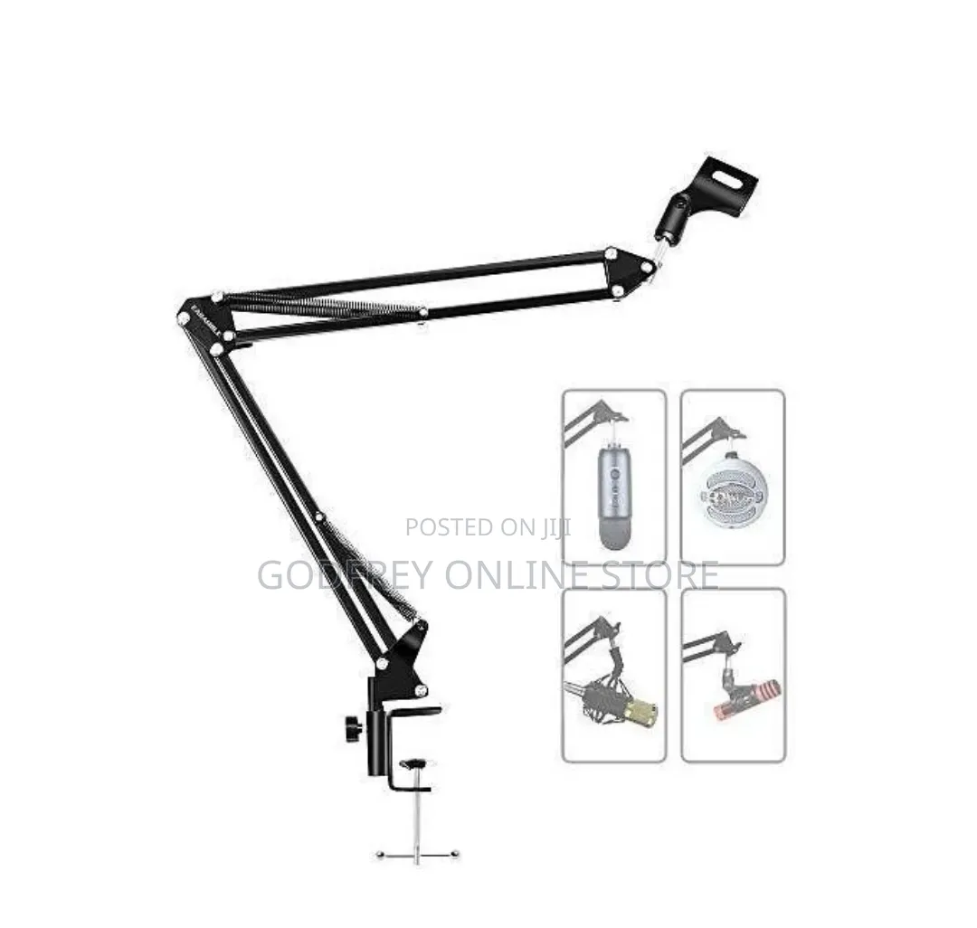 Adjustable Suspension Boom Scissor Arm Microphone Stand