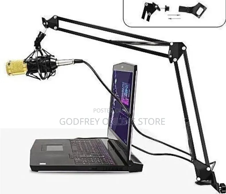 Adjustable Suspension Boom Scissor Arm Microphone Stand