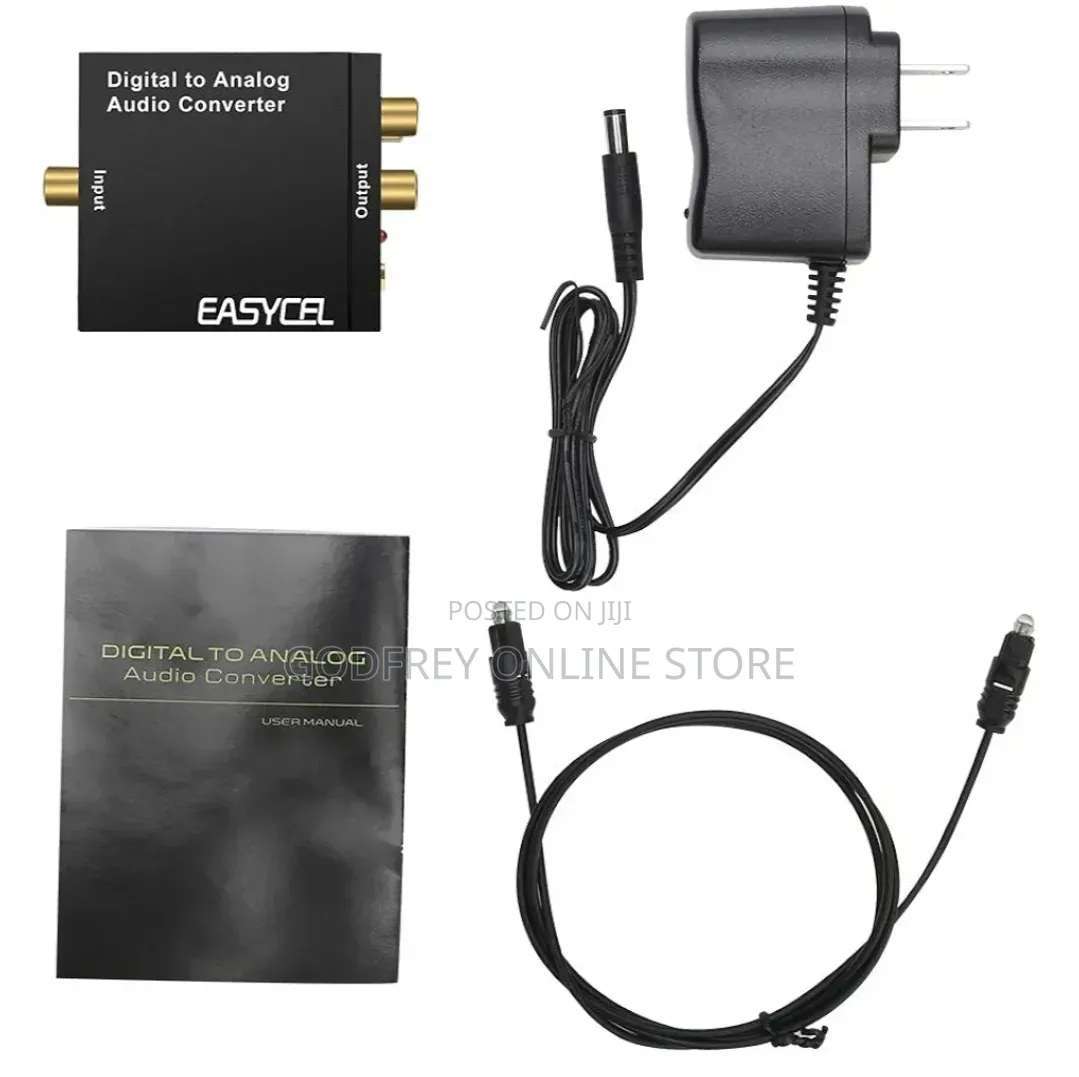 Analog to Digital Optical Toslink Coaxial Audio Converter