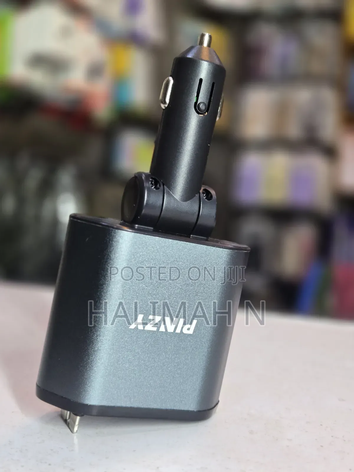 Fast Car Charger With Retractable Cables