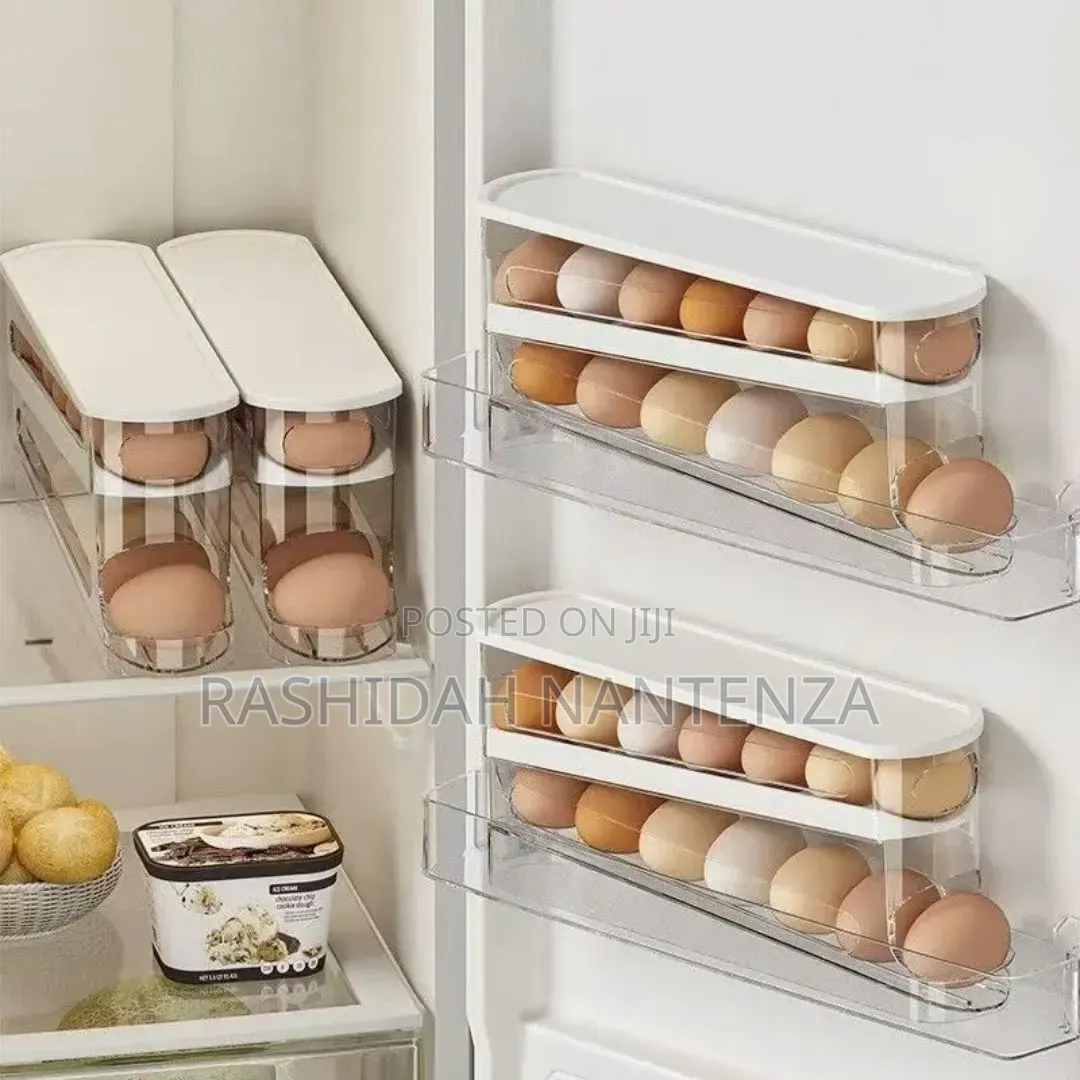2-Tier Egg Storage Organizer – Space-Saving Fridge Rack Keep .