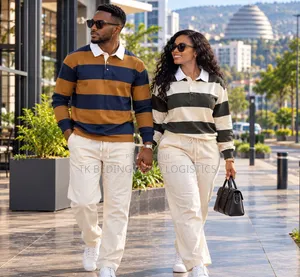 Long Selvee Strip T-Shirts