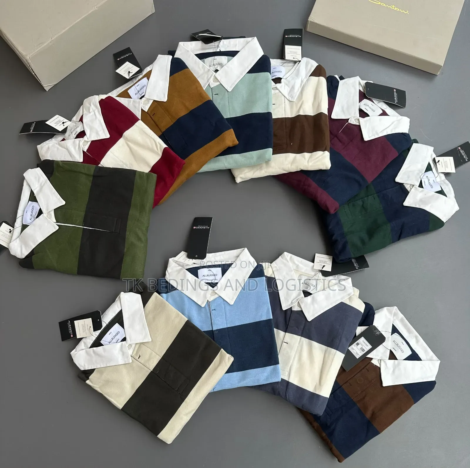 Long Selvee Strip T-Shirts