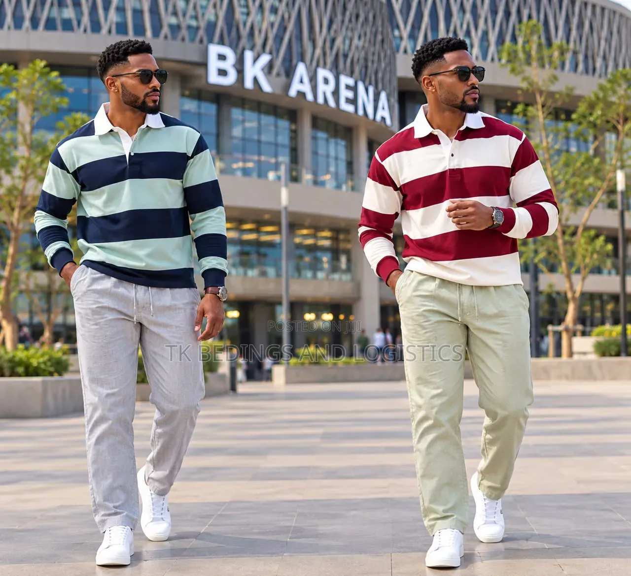 Long Selvee Strip T-Shirts