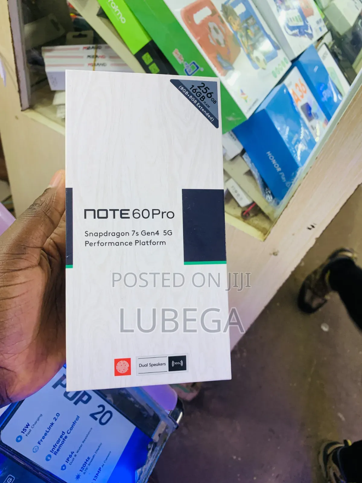 New Infinix Note 60 Pro 256 GB Black