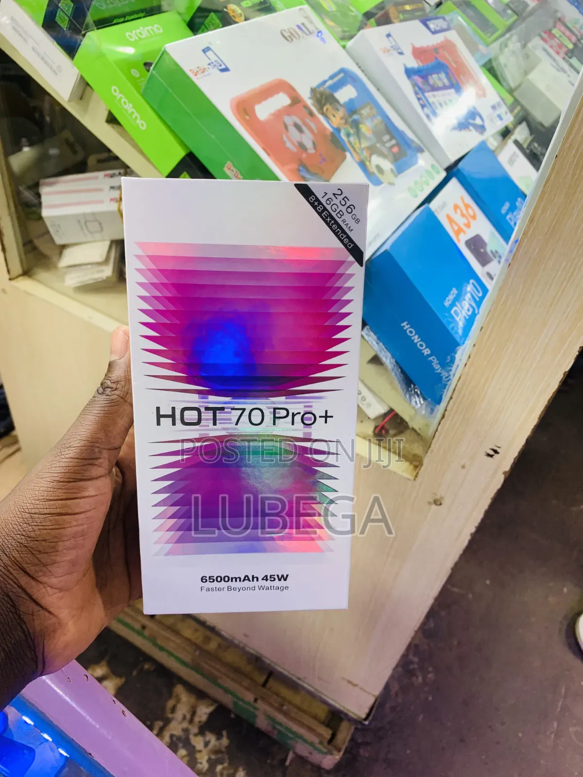 New Infinix Hot 70 Pro 5G+ 256 GB Black