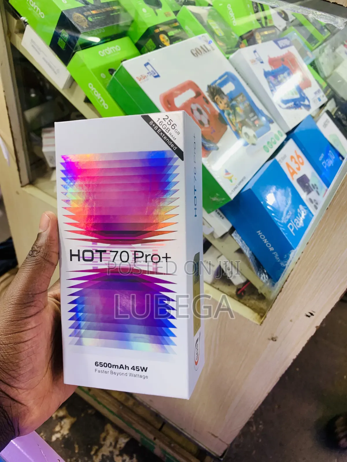 New Infinix Hot 70 Pro 5G+ 256 GB Black