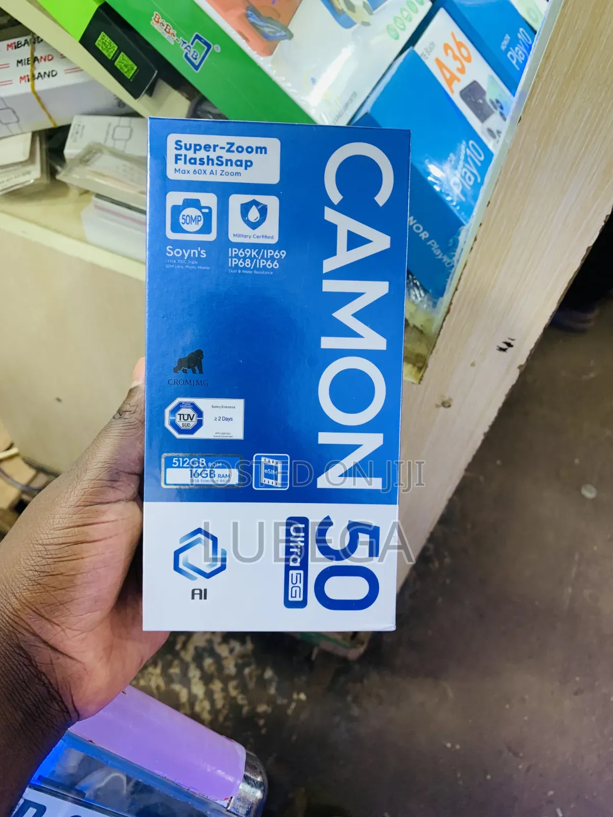 New Tecno Camon 50 Ultra 512 GB Black