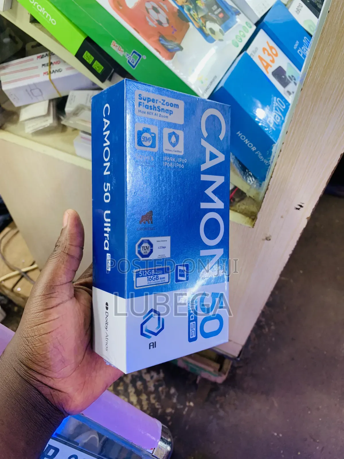 New Tecno Camon 50 Ultra 512 GB Black