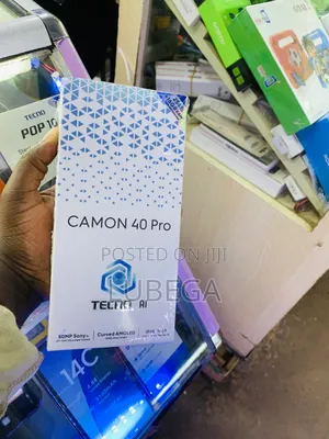New Tecno Camon 40 Pro 5G 256 GB Black
