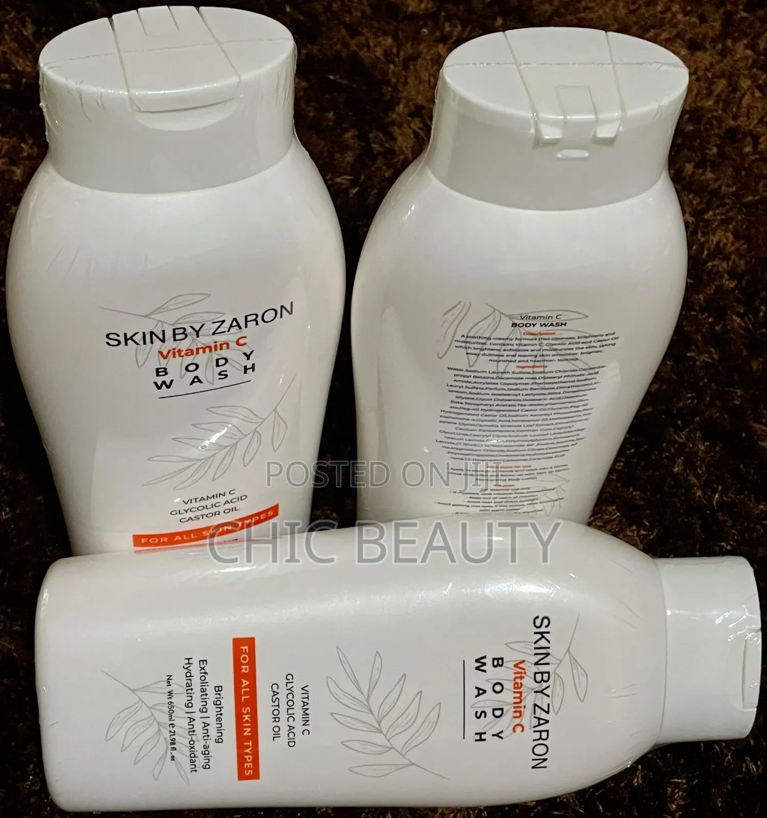 Skin by Zaron Vitamin C Body Wash 650mk