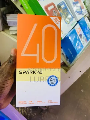 New Tecno Spark 40 256 GB Black