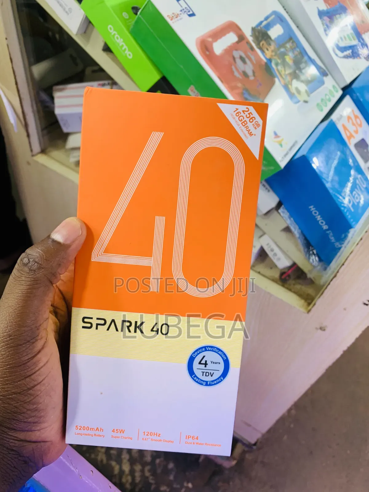 New Tecno Spark 40 256 GB Black