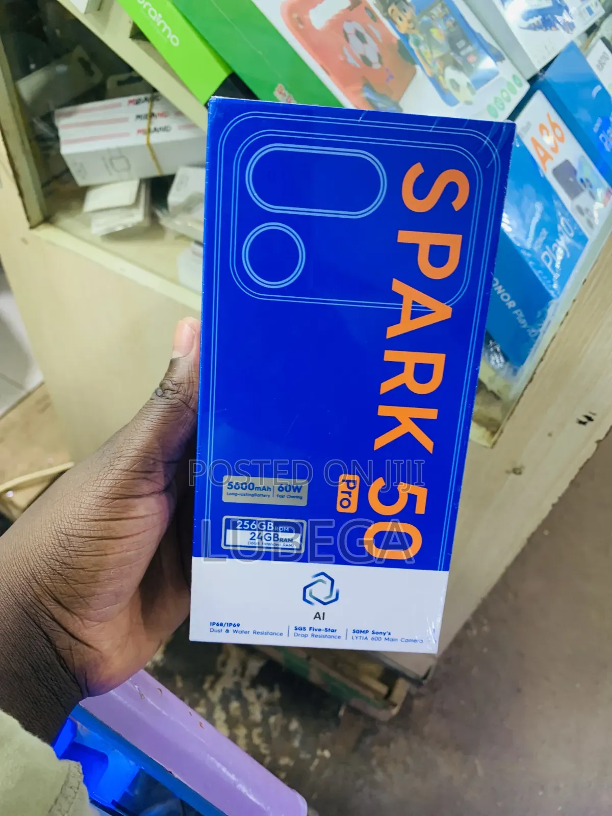 New Tecno Spark 50 Pro 256 GB Gray