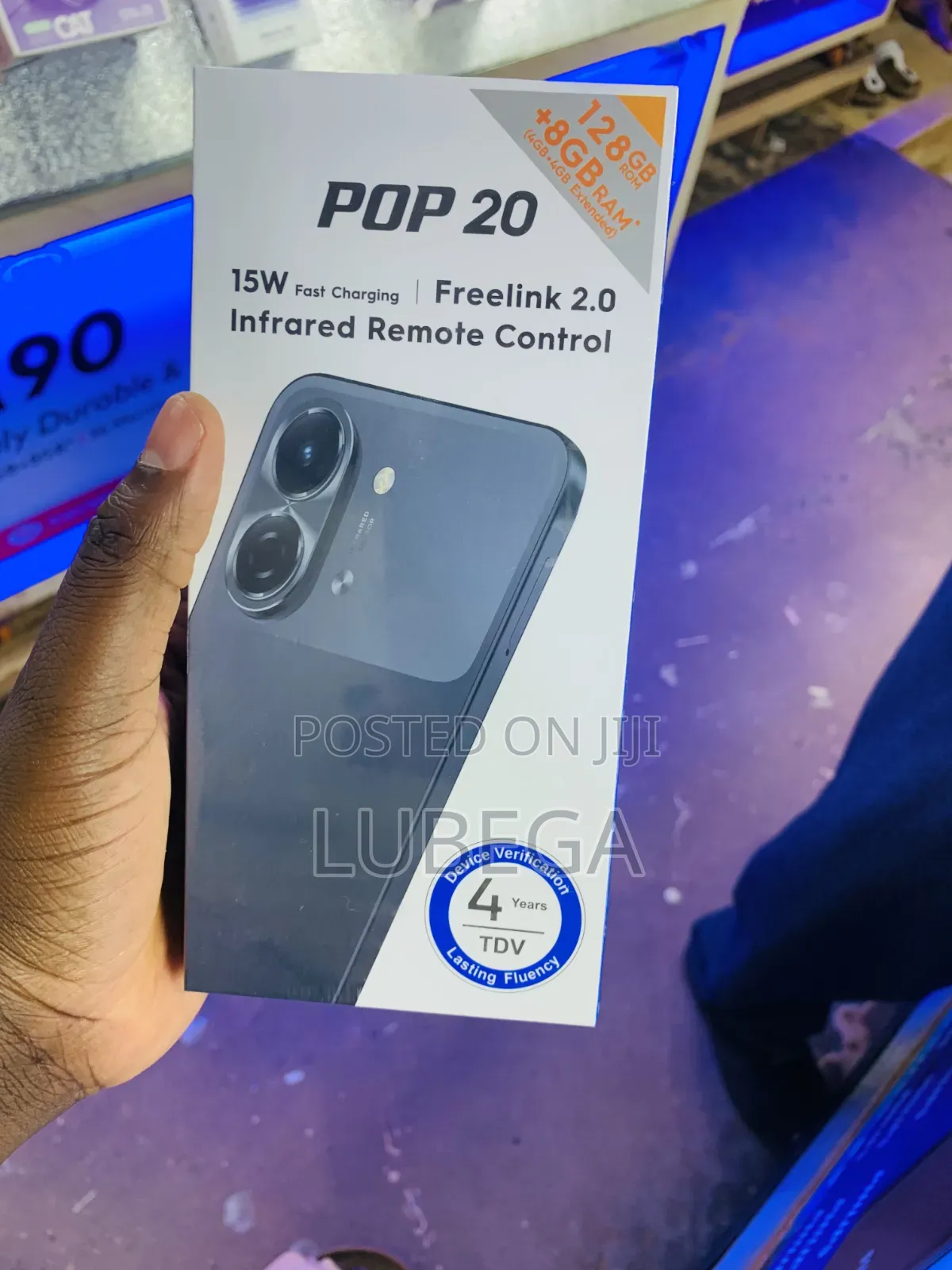 New Tecno Pop 20 128 GB Blue
