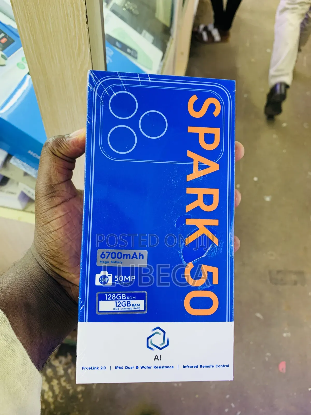 New Tecno Spark 50 128 GB Black