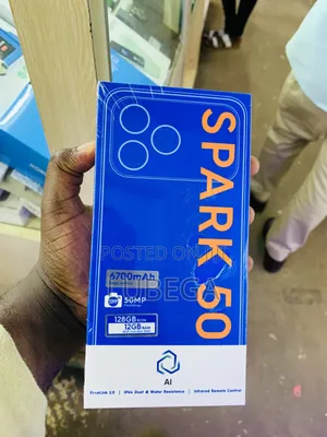 New Tecno Spark 50 128 GB Black