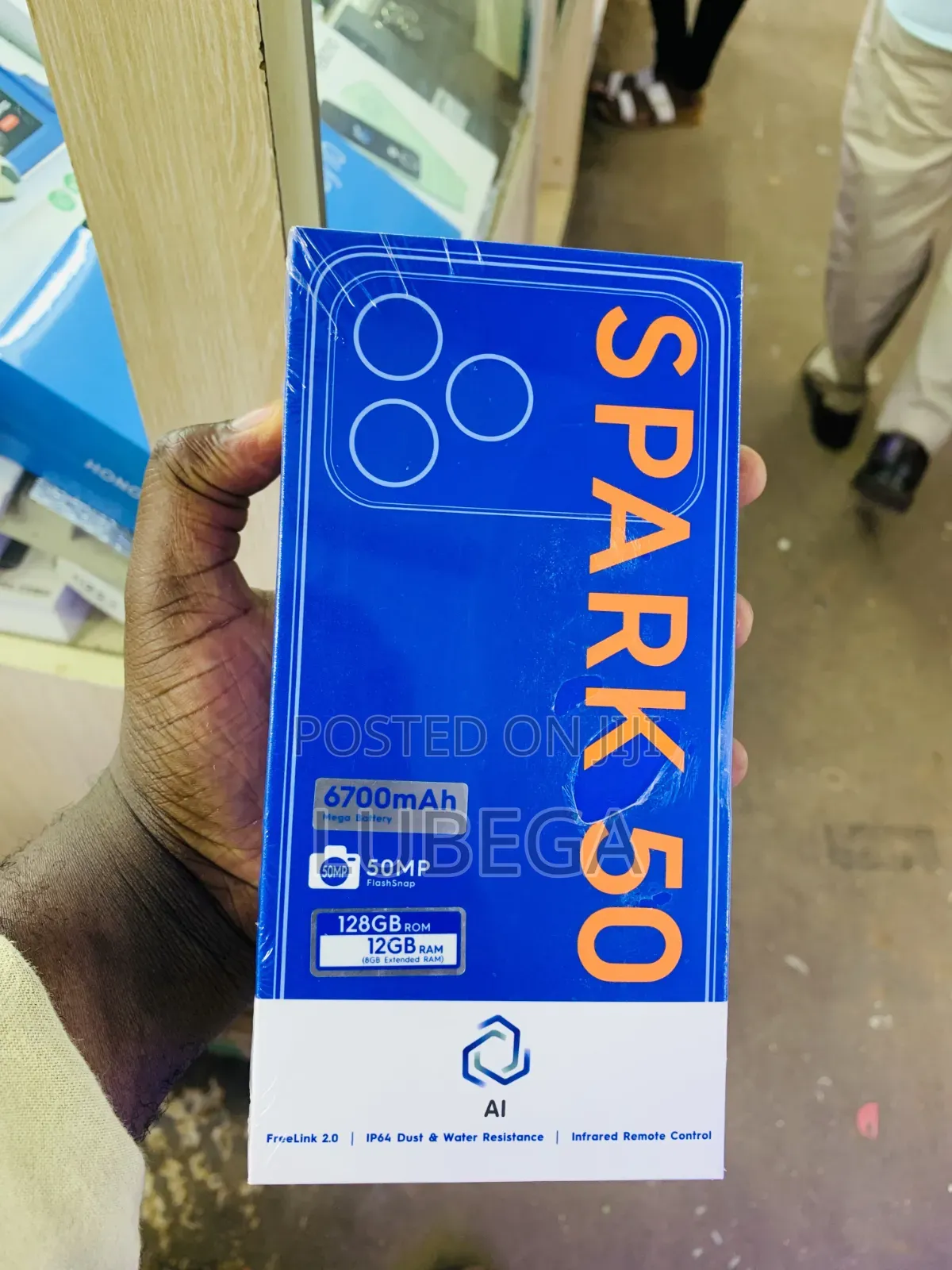 New Tecno Spark 50 128 GB Black