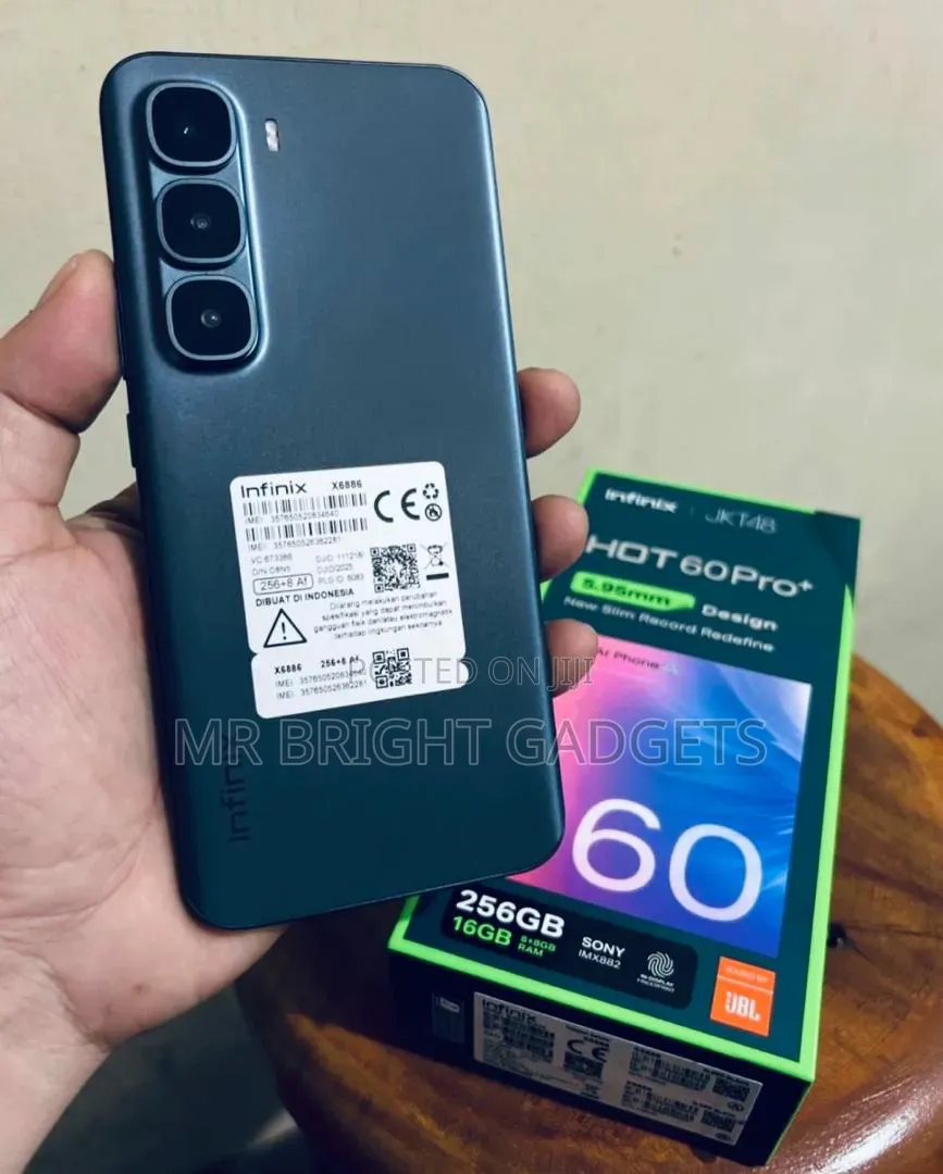 New Infinix Hot 60 Pro+ 256 GB Black