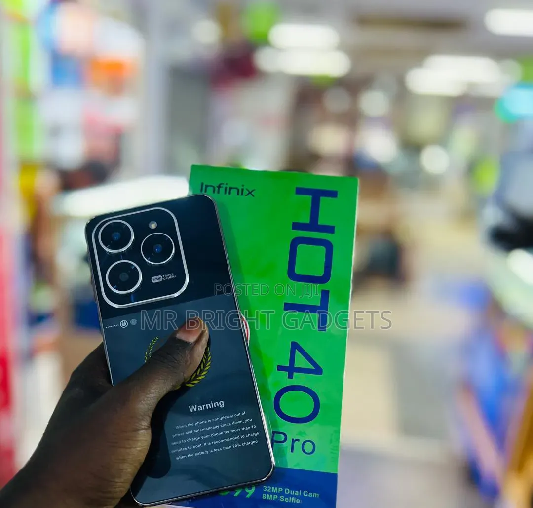 New Infinix Hot 40 Pro 256 GB Black