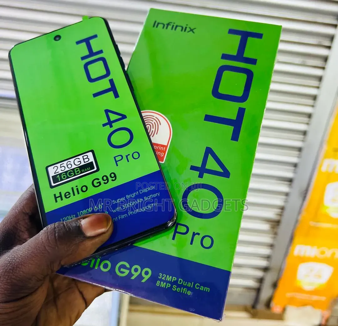 New Infinix Hot 40 Pro 256 GB Black