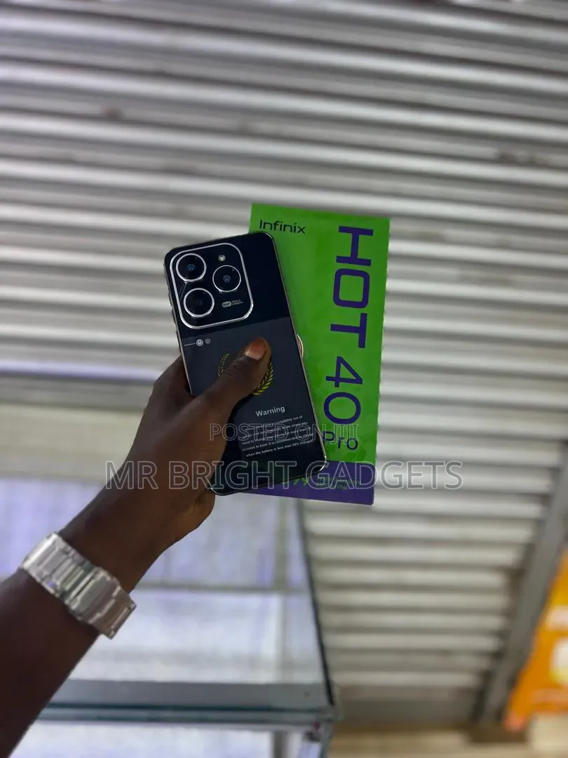 New Infinix Hot 40 Pro 256 GB Black