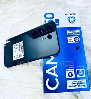 New Tecno Camon 50 Pro 256 GB Black