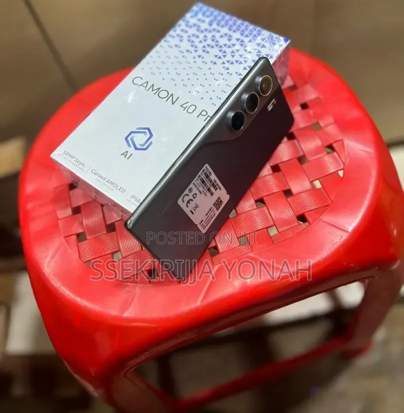New Tecno Camon 40 Pro 4G 256 GB Black