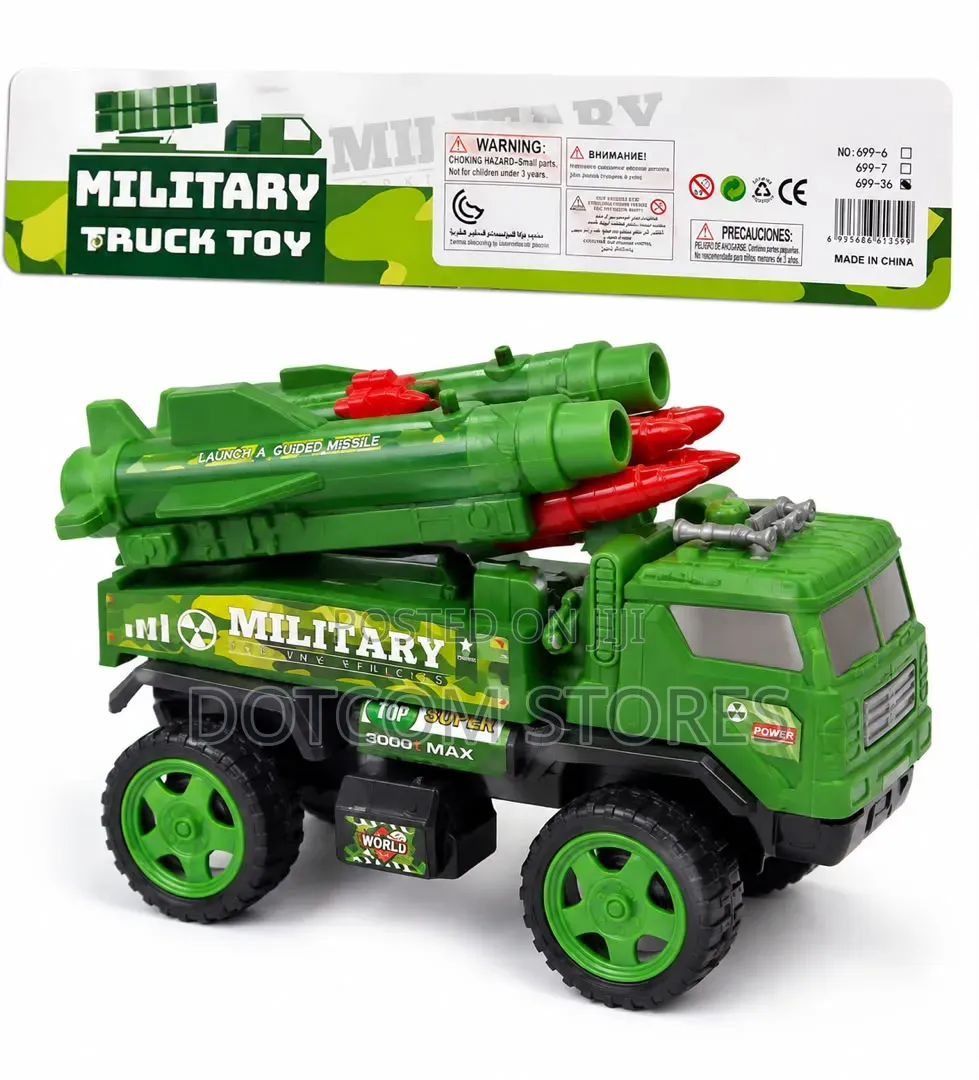 Military Missile Launcher Truck Toy