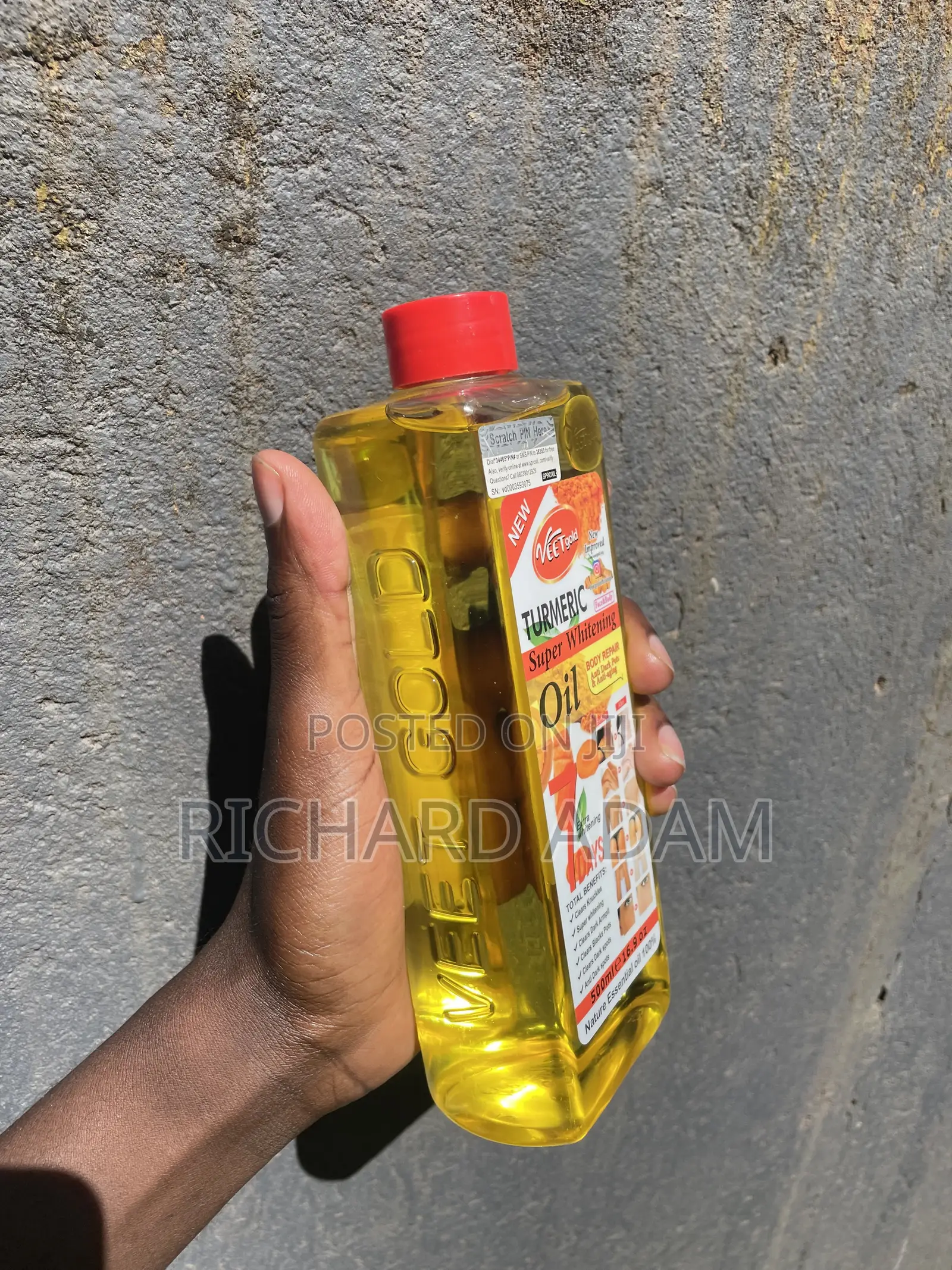 Ogrinial Veet Gold Super Whitening Body Repair Oil
