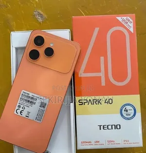 New Tecno Spark 40 256 GB Orange
