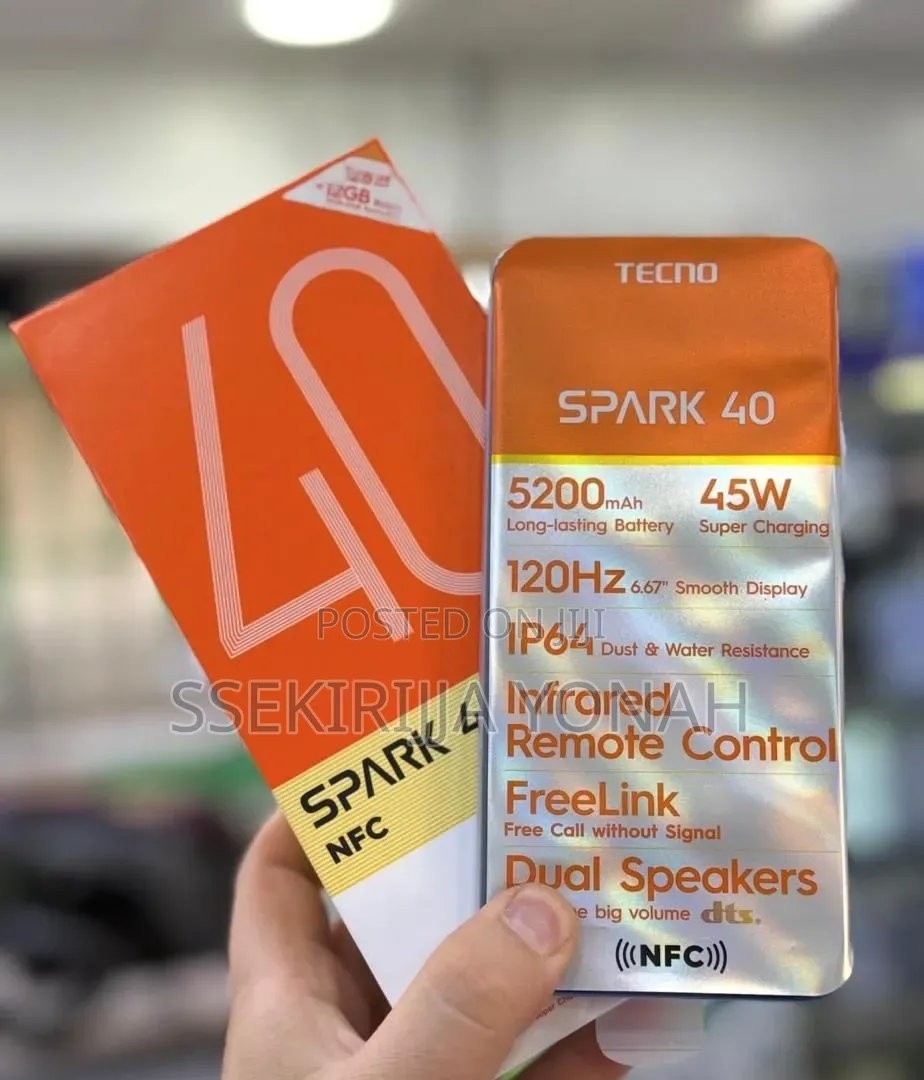 New Tecno Spark 40 256 GB Gray