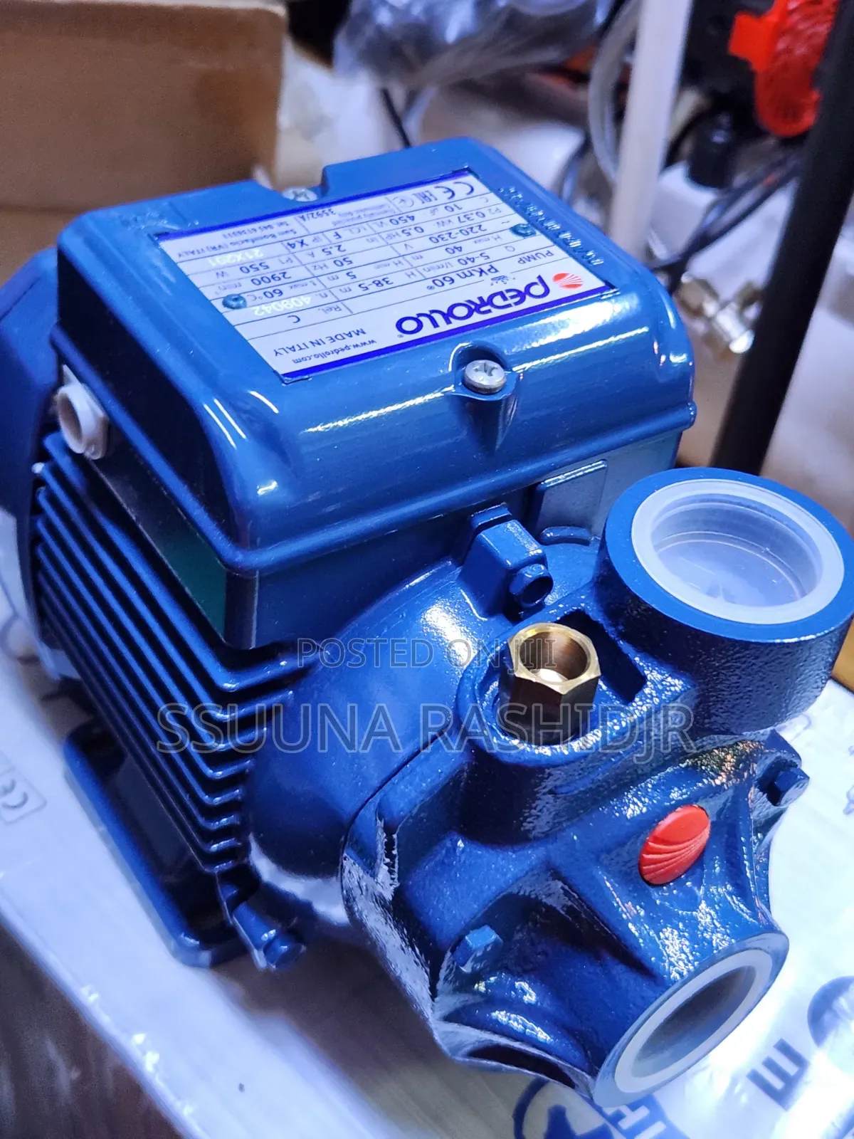Surface Pump 0.5 HP Pedrollo