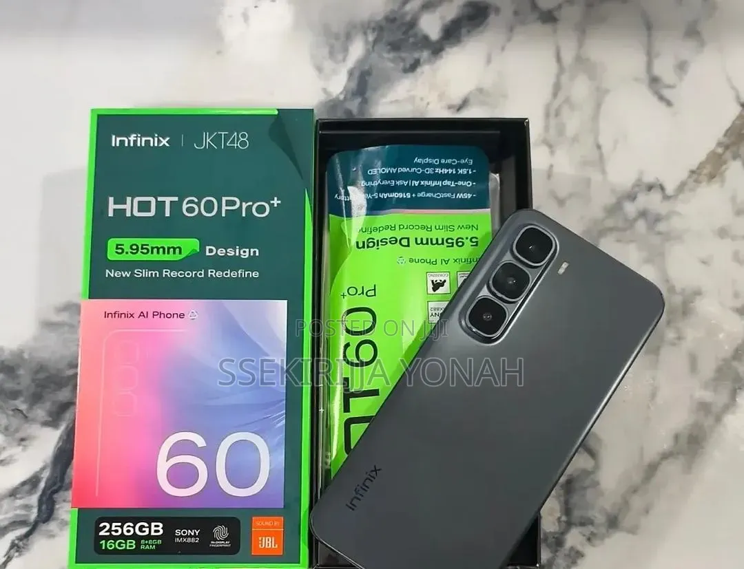 New Infinix Hot 60 Pro+ 256 GB Black