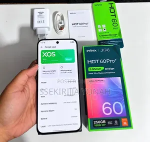 New Infinix Hot 60 Pro+ 256 GB Black